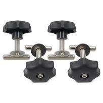 VW T5 T6 Stainless Steel Locking Screws, 50mm/70mm (Set of 4) 4-pack
