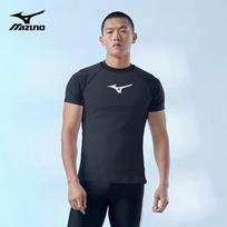 Mizuno Men's Short Sleeve Rash Guard Swim Top M