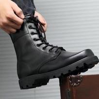 Steel Toe Combat Training Boots 38 juoda