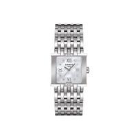 TISSOT Kvarcinis Mechanizmas Moteriškas Laikrodis Perlamutro Spalvos Ciferblatas Nerūdijančio Plieno Korpusas T02.1.581.74 Mother-of-Pearl Color