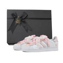 Adidas Originals SUPERSTAR Shell Head 2.0 Dreamy Ballet Box Lightweight Coverage Low top Skateboard Shoes Unisex Pink EG4958(Team384-BOX) 36