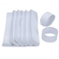 Self Sealing Cash Straps Self-adhesive Money Bands 300pcs Self Sealing Money Bands Professional White Cash for Supermarkets balta