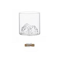Whiskey Glass 5Oz Mountain Crystal Glass 180/300ml  Round Transparent Crystal Glass Suitable for Drinking WhiskeyCognacCocktail 180-320ml white