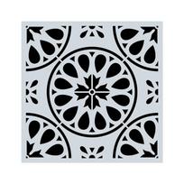 Decorative Pattern Mandala Stencils Pretty Hollow Spray Painting Templates Durable Washable DIY Window Wall Decor Drawing Tool white