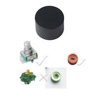 Mechaninės klaviatūros rankenėlės keitimo adapteris Metalinis reguliuojamo garsumo jungiklis klaviatūroms, garsiakalbiui, radijui B2