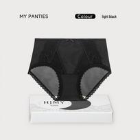 Elegant French Lace Breathable Women's Underwear - Mid-High Waist, Skin-Friendly, Sexy Design L (Consult customer service for gift)