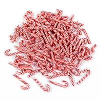 10/30/50 vnt. Mini saldainių lazdelių Kalėdinė dekoracija Raudona Balta Derva Saldainis „Pasidaryk pats“ Amatai Kalėdinis Pakabukas 10Pcs pink