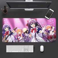 Tokisaki Kurumi Large Mouse Pad Date A Live Mouse Pad Laptops Gaming Accessories Keyboard Desktop PC Gamer Anime Mousepad HYBXXC 800x300x2mm