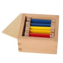 1/2/3 Spalvų lentelė Medinė ikimokyklinio amžiaus žaislas Montessori Sensorinis medžiaga Mokymosi spalvų planšetės dėžutė Švietimo mokymosi žaislai