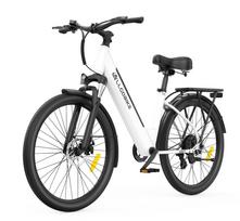 Elektrinis dviratis Allgobike AM27 27,5  ratai 250W variklis Miesto kelionėms Elektrinis dviratis 36V 15Ah Dvigubi diskiniai stabdžiai 7 pavaros Maksimali apkrova 120Kg pilka