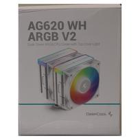 SALE OUT. Deepcool AG620 ARGB V2 CPU Cooler, white | Deepcool CPU Cooler | AG620 ARGB | DAMAGED PACKAGING | Intel, AMD