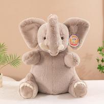 Simulation Vika Bebe Elephant Plush Toy Children's Souvenir Zoo Home Push Pillow 25cm【0.18kg】