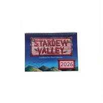 2026 m. smagus žaidimų „Stardew Valley“ tema sieninis kalendorius, puikiai tinkantis namų biuro dekoravimui ir dovanoms (Įvairūs dizainai)