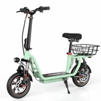 Elektrinis paspirtukas Sulankstomas iScooter 12  500W Variklis Pilna amortizacija Didžiausias greitis 25km/h 36V 7.5AH Maksimalus nuvažiuojamas atstumas 35km i12 36V 7.5AH žalia