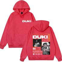 2025 Hot Sale Tops Rapper Duki Duki 5202 MIXTAPE 2025 Album Clothing Mens Women Fashion Hip Hop Vintage Hoody New Style Hoodies S