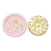 Brass Head Seal Stamp Texture Series Sealing Wax Stamp for Card Letter Invitations Decoration Cats Paws Wax Seal Stamp