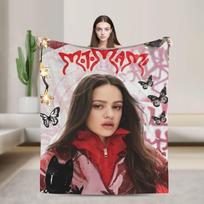 Rosalia Lux Flanelinės Antklodės Šilta Minkšta Pledas Lauko Kelionėms Biuras Madingas Lovatiesė Sofos Lovo Dangalas 30x40in