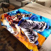 1 vnt. DRAGON BALL spausdinimo flanelės pledas, aukštos kokybės, visų sezonų, namų dekoras, šiluma ir komfortas, puikiai tinka Kalėdų dovanoms 80cm x 120cm