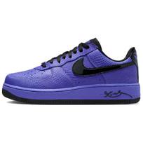 Nike x Kobe Bryant Air Force 1 Slip Resistant Abrasion Resistant Low top Skateboard Shoes Unisex Black Purple II7062-500 37.5 blue