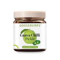 Goosebumps Guava Chilli Pickle | Peru ka aachar | Exotic Indian Fruit Pickles | Innovative Pickles | Pickled Fruits | Less Oil Achar, 250 gms 250GM
