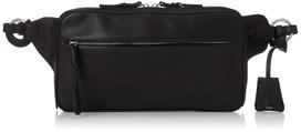 P.I.D. Water-Repellent Leather Body Bag PAZ104 Black
