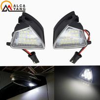 2 vnt. Canbus LED automobilio apšvietimas po durimis, skirtas Volkswagen VW Passat B6 CC Touran Jetta MK3 Golf 5 LED automobilio šviesos po šoniniu veidrodėliu gray