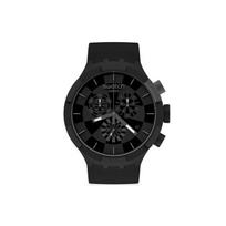 SWATCH Unisex Big Bold Series 47mm Black Watch SB02B400 SB02B400 Black Dial black