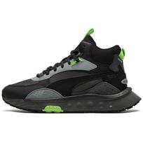 PUMA Wild Rider Mid Lifestyle Sneakers Black Dark Shadow Unisex 381598-01 EU 37