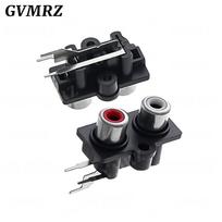 5PCS 2/4/6/8 Hole RCA Female Stereo Audio Jack AV Audio Input Socket Connector Lotus Row Amplifier Interface Signal Connection