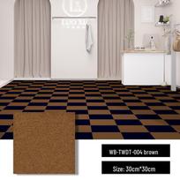 Cross SXP Self-Adhesive Carpet Tiles - Floor Mats for Bedroom, Office, Commercial Spaces, and Decorative Flooring. 30cm x 30cm ruda