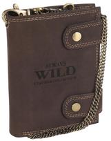 Męski skórzany portfel z łańcuchem od Always Wild