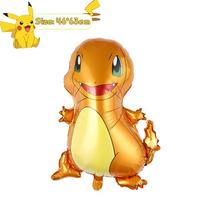 Pokemon Birth Date Decor Celebration Present Huge Charizard Pikachu Aluminum Film Balloon Gifts to Guests Children's Birth Date Celebration Supplie