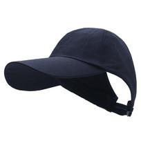 Adjustable Quick-Drying Ponytail Hat Cotton With Ponytail Hole Sun Hat Sunshade Baseball Hat Spring Summer tamsiai mėlyna