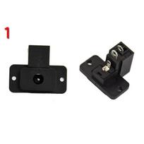 Kids Electric Car Charging Hole Black 6V 12V Round Charging Port Plastic Auto Plaything Car Accessories Electric Car Parts