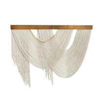 Wall Hanging Boho Decor Bohemian Tapestry Handmade Wall Art with Tassel Large Woven Cotton Rope Backdrop for Living Room Bedroom Nursery balta