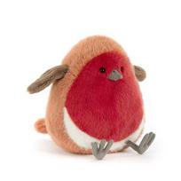 20CM Interesting Simulation Bird with Pointed Beak Plush Toy Soft Animal Home Decoration Christmas Gift Children's Birthday Gift 20CM raudona