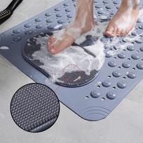 Bathroom Anti Slip Mat with Suction Cups Non Slip Shower Floor Mat for Safety and Comfort in Bathing Areas Durable and Flexible Design One Size