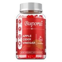 Apple cider vinegar gummies, containing vitamin B12 and folic acid extract, all-natural, suitable for adults. 100*1