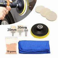 1 Set Backing Pad Car Glass Scratch Remover Kit Remove Scratches Glass Polish Set  Car Windshield Style1