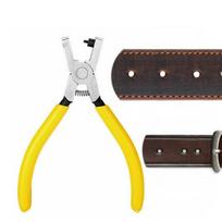 Leathercraft Leather Hole Punch Plier Portable Universal Watch Band Puncher Carbon Steel DIY Crafts Belt Punching Tool geltona