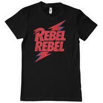 Officially Licensed David Bowie Rebel rebel Mens T-Shirt S