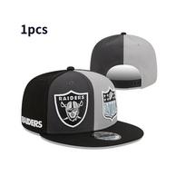 (Raiders) Match Rugby Sports Team Baseball Cap Peaked Caps Sunproof Breathable Fashion