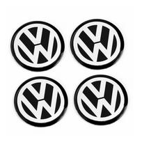 Modifix - 90mm Ratlankių Centrinio Dangtelio Emblema Logotipas Lipdukas Juodas Vw Golf Passat Cc Polo Scirocco