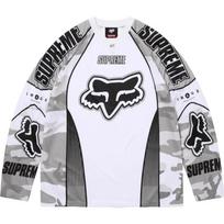 Aukščiausios kokybės Fox Racing DMX marškinėliai Balti XXL gray