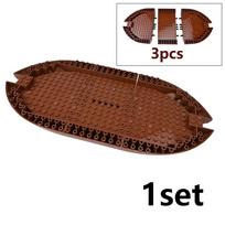 Set Assemble Bricks Model Pirate Ship With Skull Flag Diy Building Blocks Boat Decoration Kid Small Particles Toys Gifts