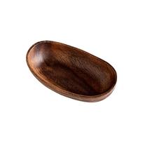 Handcrafted Wooden Entryway Key Bowl Natural Fiber Storage Tray Key Jewelry Organizers For Keys Jewelry And Small Items