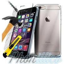 TPU Case + Tempered Glass Film compatible with Apple iPhone 8 PLUS - Phonillico®
