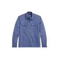 Polo Ralph Lauren Solid Color Front Pocket Zip Shirt Men shirts Blue MNPOWOV16822715-400 S