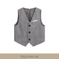 British Style School Uniform for Children's Chorus, Poetry Recitation, and Kindergarten Graduation 140 cm gray