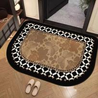Entrance Door Mat Foyer Entrance Mat Dirt Resistant Foot Mat Wear-resistant Door Mat Carpet 60 * 90 cm